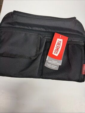 NEW Thermos Black Lunchbox Lunch Tote